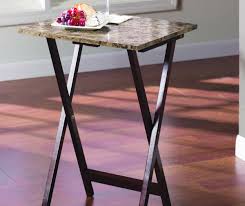 Stone Brown Tray Table Big Lots Tray Table Table Folding Furniture
