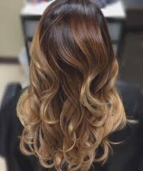 Effet boule sur l'arrière contrebalance cette masse de cheveux qui contraste avec pointes claires. Couleur Cheveux Chocolat Avec Meches Miel Choix De Couleur