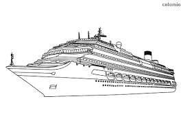 Through the porthole of her shuttle, she sees : Boats And Ships Coloring Pages Free Printable Boat Coloring Sheets