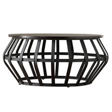 Opt for the prism round black metal coffee table. Olivery Round Accent Coffee Table Metal Frame Cage Slate Black Inspire Q Target