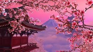 Looking for the best cherry blossom tree wallpaper? Blooming Sakura 3d Screensaver Live 1280720 Scenery Wallpaper Anime Scenery Wallpaper Desktop Wallpaper Art
