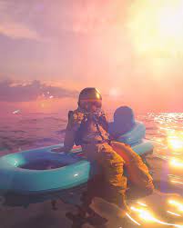 Spaceman Astronaut 3d Surreal Render Cinema 4d In 2021 Motion Design Retro Futurism Space Art