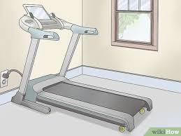 Stand in front of the machine with one foot on the floor and the other on the belt. 3 Simple Ways To Move A Treadmill Wikihow