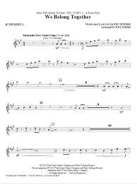 A recovering alcoholic college professor trying to put his life back together meets a seductive new student. Ed Lojeski We Belong Together From Toy Story 3 Bb Trumpet 1 Sheet Music Pdf Notes Chords Disney Score Choir Instrumental Pak Download Printable Sku 294600