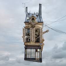 Prenez rdv avec dr alain hubert: A Surrealistic And Poetic Vision Of Old Paris Chehere S Fantastical Buildings Are Floating Amidst The Clouds Kehrer Verlag