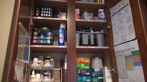 The cabinet shelf organizers in here. Dollar Tree Organizing Medicine Cabinet Youtube