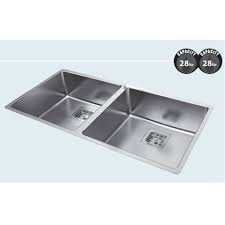 mercer double kitchen sink lavare