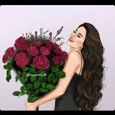 pin by gardan on رمزیات بنات sarra art cute girl drawing cartoon girl images