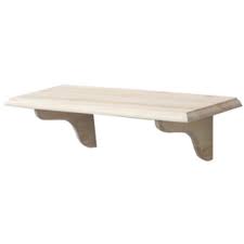 John Sterling 8 X 24 Unfinished Wood Shelf Kit Long Unfinished Shelf That Could Be Stained Or Painted And Wood Shelves Unfinished Wood Wall Mounted Shelves