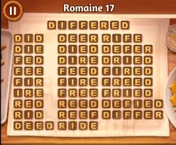 Word Cookies Romaine Level 17 Answers Word Cookies Answers