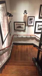 Battery Powered Wall Sconce Stairway Lighting Coastal Living Rooms Stairway Lighting Ideas