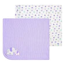 Koala baby boys alligator receiving blankets 4pk set flannel green tan nwt rare. Koala Baby Purple Elephant 2 Pack Thermal Blanket