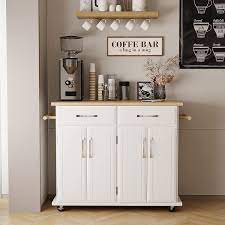 Check spelling or type a new query. Buy Kitchen Island With Storage Kitchen Carts And Islands Rolling Kitchen Island Storage Cabinets With Shelves Lockable Wheels Towel Rack And Drawers In Kitchen Dining Room White Online In Taiwan B097tb78ds