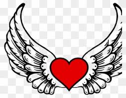 You may even spot an ariel lookalike in this bunch o. Free Png Angel Wings Heart Clip Art Download Pinclipart