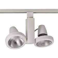 Nora Duet White Adjustable Par38 Spotlight Track Heads 63d08 Lamps Plus