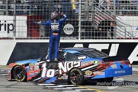 (wavy) — alex bowman won the richmond, virginia, nascar cup race sunday, but for many country music fans, it was alana springsteen, a native of virginia beach, who stole the show. Kyle Busch Takes Nascar Xfinity Win At Atlanta