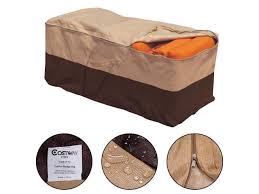 If you live in an area with high humidity, storing cushions in an airtight container is a mistake. Outdoor Cushion Storage Bag Patio Furniture Chaise Chair Organizer Protector Newegg Com