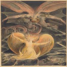 The Great Red Dragon And The Woman Clothed In Sun William Blake Pin On Bible