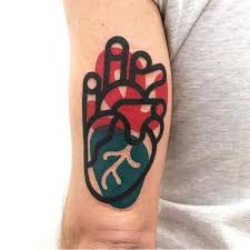 Heart tattoo designs tattoo designs for women tattoos for women small tattoos for guys heart designs heart tattoos with names red heart tattoos name tattoos tatoos. Arm Heart Tattoo By Mambo Tattooer