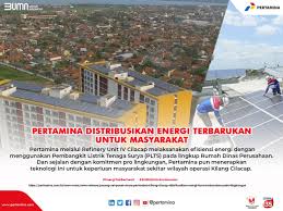 Kebakaran kilang di area pertamina refinery unit (ru) iv cilacap, jawa tengah, dilaporkan telah padam. Pasang Set Panel Surya Pertamina Kilang Cilacap Distribusikan Energi Baru Terbarukan Pada Lingkungan Pertamina