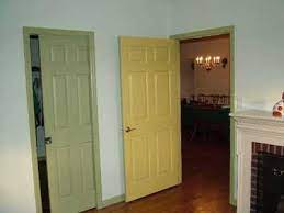 Other options include painting door and trim same color as siding to make them all disappear a bit, or paint door and it's trim boards all trim color. Heartland Remodeling Llc Quality Home Painting For St Charles County