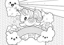 Will it be a roygbivictory for you? Cute Unicorn Clouds And Rainbow Coloring Page Rainbow Coloring Page Unicorn Coloring Pages Cute Coloring Pages