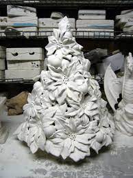 Lovely 16 Rare Vintage Tree Poinsettia Christmas Tree Alantic Christmas Tree Flower Ceramic Christmas Trees Christmas Tree Painting Christmas Tree Flowers