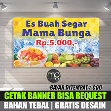 Check spelling or type a new query. Cetak Banner Es Buah Segar Spanduk Minuman Kekinian Sepanduk Sop Buah Banner Jualan Bener Murah Sepanduk Jualan Spanduk Jualan Minuman Spanduk Nama Sendiri Lazada Indonesia