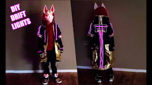 The project cost me around $40 total. Diy Fortnite Drift Costume Lights Youtube