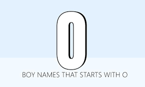 Pick a perfect name from the vast collection of names. Boy Names That Start With O Urban Mamaz