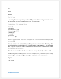 Billing Statement Letter For Services Rendered Word Excel Templates