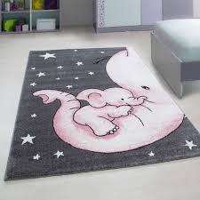 Preis ab 54,99 euro (15.06.2021). Kinder Teppich Elephant In Rosa Luxberry