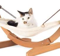 Oem Odm Cat Swing Bed Pet Products Elevated Bamboo Dogs Bed Large Soft  Plush Cat Hammock for Animals