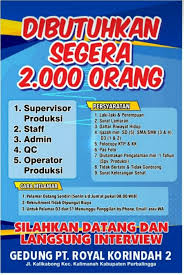 Lowongan kerja purbalingga merupakan situs loker purbalingga, purwokerto, banyumas, cilacap, kebumen,dan banjarnegara terbaru 2017. Lowongan Kerja Purbalingga Posts Facebook