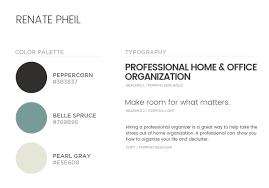 This is done simply to have a system of organization. Professional Organizer Business Card On Behance
