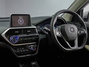 Modern driver interface with 7-inch touchscreen display., AI generated