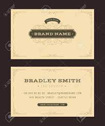 Choose from 39 printable design templates, like vintage business card posters, flyers, mockups, invitation cards, business cards, brochure,etc. Illustration Of A Set Of Luxury Vintage Business Card Templates With Flourish Patterns Hand Drawn Floral Frames And Ornaments Front And Back Side Royalty Free Cliparts Vectors And Stock Illustration Image 95200958