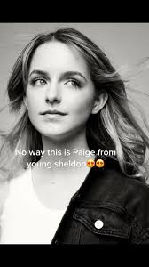 Paige Young Sheldon Real Name