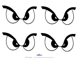 I used a pair of scissors to cut out all these eyeballs to make my decor projects, however, you can also use a paper punch. Small Printable Eyes 1 Coolest Free Printables