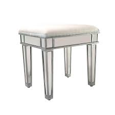 Our bedroom furniture category offers a great selection of vanities & vanity benches and more. Ella Luxe Mirrored Vanity Stool Impressions Vanity Co
