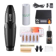And that's not all, there are a lot more goodies packed into this kit: Hawink Rotary Tattoo Machine Kit Professional Tattoo Pen Rca Connected For Tattoo Artist Corn Black Ek136 Tattoo Kits Aliexpress