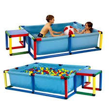 Moveandstic Pool Kinderpool Kinder Babypool Planschbecken Klettergerust Ballebad Kinderpool Kinder Baby