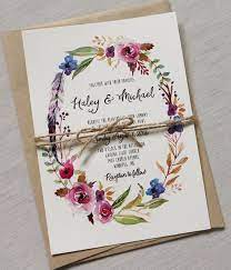 Bohemian Rustic Wedding Invitation Wedding Invitations Boho Boho Chic Wedding Invitations Bohemian Wedding Invitations