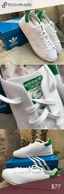 nib adidas stan smith primeknit shoes green nib according