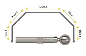 Maybe you would like to learn more about one of these? Speedy 28mm Sphere 5 Sided Bay Window Curtain Pole Satin Silver
