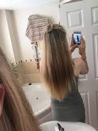 Wrap the section of hair with tin foil or plastic wrap, and repeat the process for the next section of hair, until all sections of hair are complete. Dip Dyed Hair How To Get Rid Of Hair Colour Hairstylist Tips The Skincare Edit