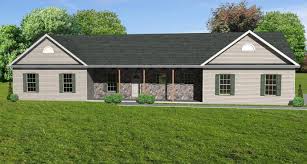Deep front and rear porches are. Small Ranch House Plans Front Porch House Plans 148089