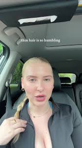 why does everyone else look like their ponytails are so full #ponytails  #thinhair #thinhairproblems #lucylehning #foryoupage #fypp