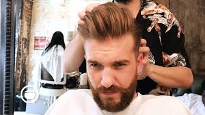 Although there are numerous variations of the style for men, women, and children. Men S Pompadour With Natural Side Part Youtube