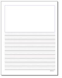 Looking for free printable handwriting paper for handwriting, letters, stories, spelling tests, writing sentences and more? Story Handwriting Paper